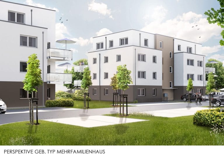 AS Norden Projekte Steinbacher Gärten schwellenfreie Wohnbebauung Mehrfamilienhaus
